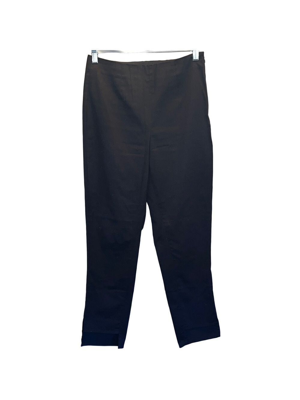 Frame, Women’s Black Straight leg crop Pants, (0026)